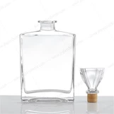 زجاجة كحول زجاجية سعة 750 مل